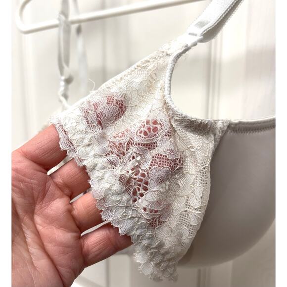 Victoria's Secret Demi Bra, White Dream Angels, NWOT, Women's Size 32DD - Picture 4 of 5